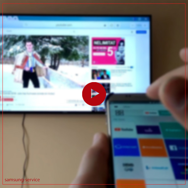 اتصال گوشی و لپ تاپ به تلویزیون سامسونگ