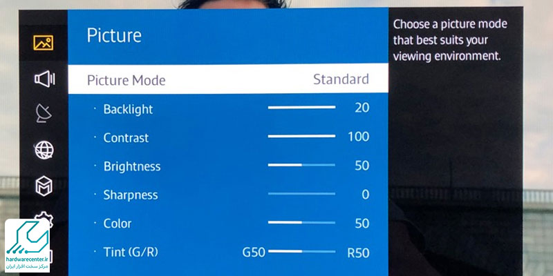 حالات تصویر در تلویزیون سامسونگ